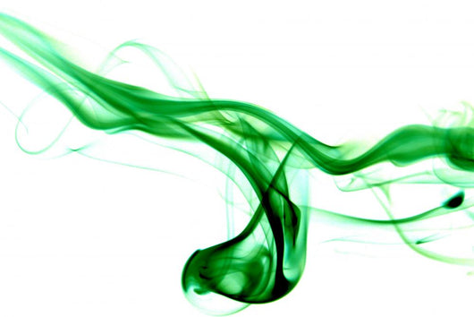 Green Smoke Wall Mural
