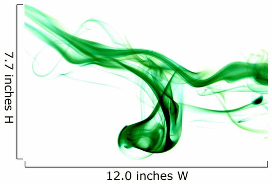 Green Smoke Wall Mural