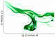 Green Smoke Wall Mural