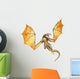 Dragon Attack Flying Out Wall Decal