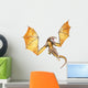 Dragon Attack Flying Out Wall Decal
