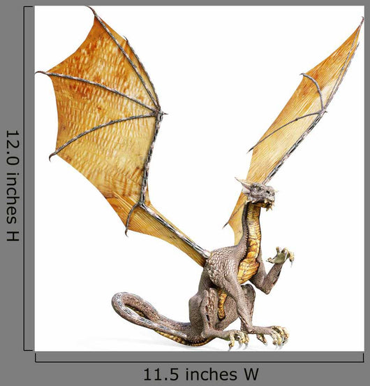 Silver Dragon Wall Decal