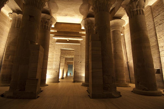 Columns in the Temple of Isis Wall Mural