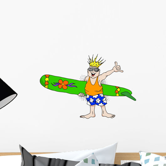 Cartoon Image Very Happy Wall Decal