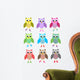 Colourful Owls Wall Decal