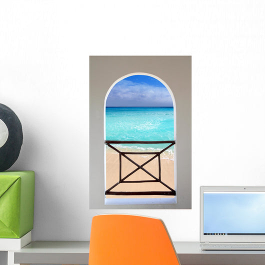 Arch Window Tropical Caribbean
