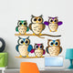 owl family Wall Decal