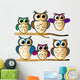 owl family Wall Decal