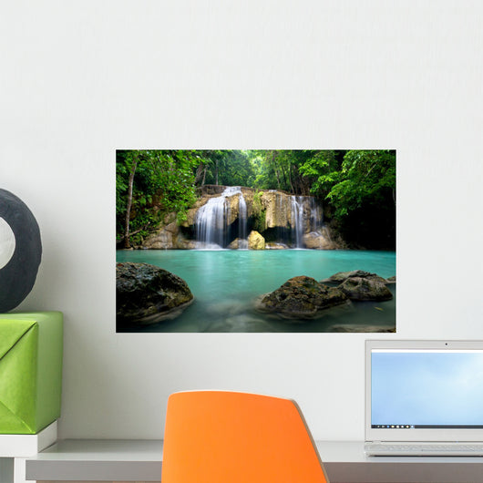 Waterfall Kanchanaburi Province Thailand