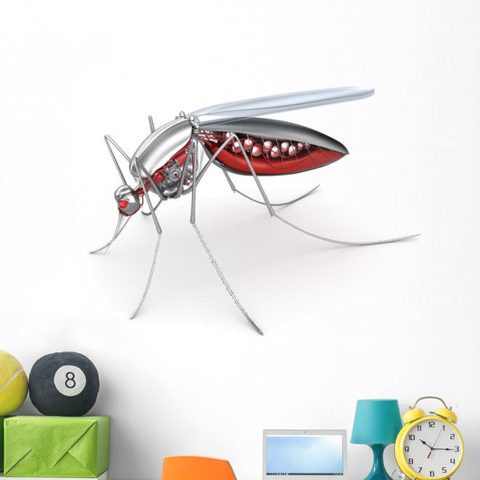 Mosquito Robot Bloodsucker Wall Decal
