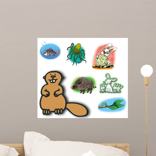 Animals Wall Mural
