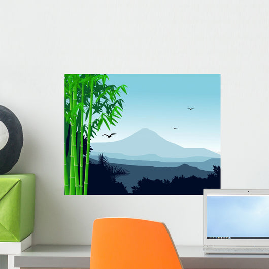 Nature with Bamboo Tree