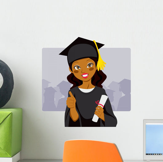 African American Graduate Holding