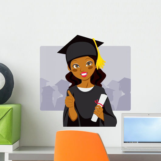 African American Graduate Holding
