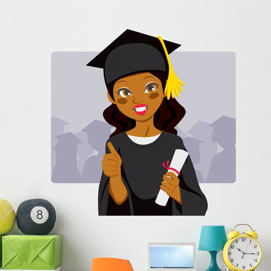African American Graduate Holding