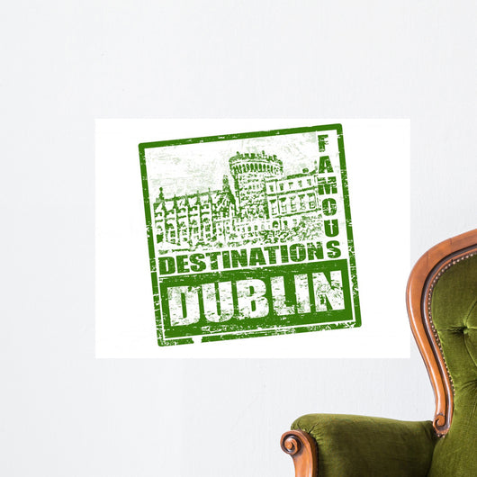Dublin Stamp Wall Decal