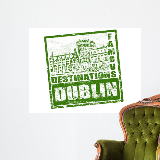 Dublin Stamp Wall Decal