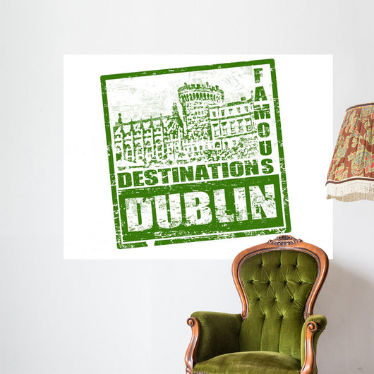 Dublin Stamp Wall Decal