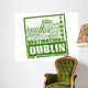 Dublin Stamp Wall Decal