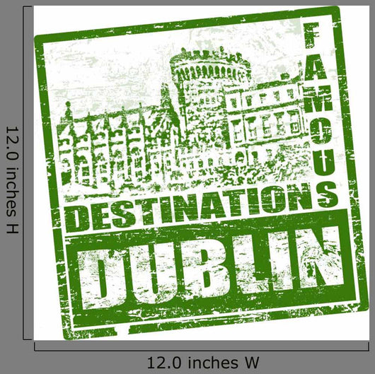 Dublin Stamp Wall Decal
