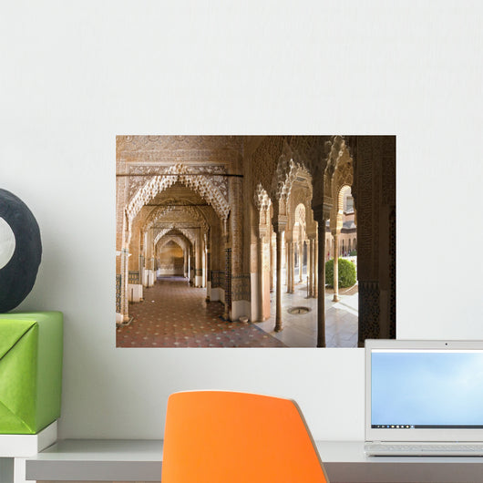 hall in alhambra Wall Mural