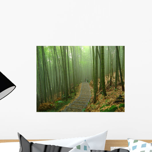Romantic Bamboo Forest Wall Mural