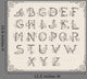 Calligraphic Alphabet Wall Mural