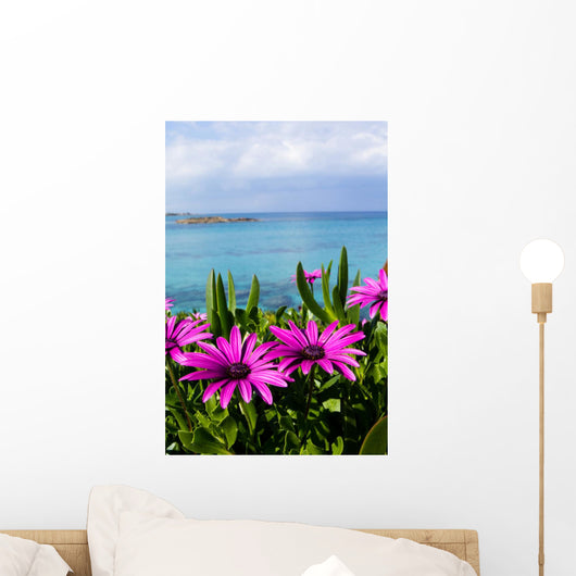 Purple Wild Flowers Beach
