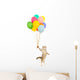 Balloon Floating Kitten Wall Decal
