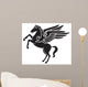 Greek Silhouette Pegasus Wall Decal