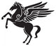 Greek Silhouette Pegasus Wall Decal