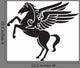 Greek Silhouette Pegasus Wall Decal