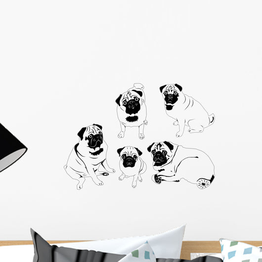 Dogs Wall Mural
