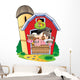 Barn with Various Farm