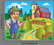 Country Scene with Red Wall Decal Design 6