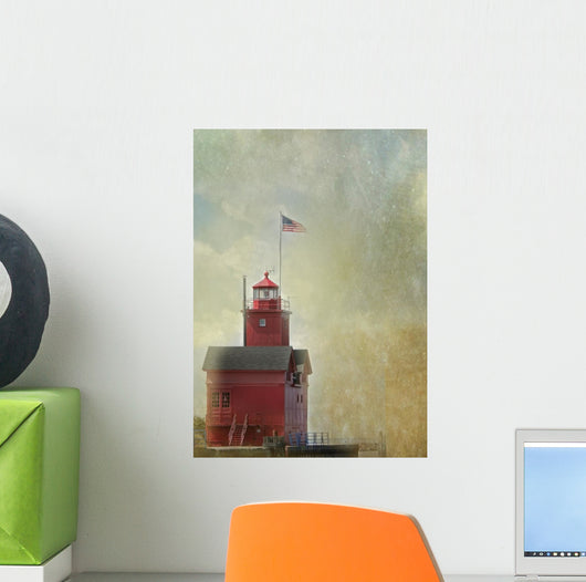 Historical Lighthouse Wall Decal