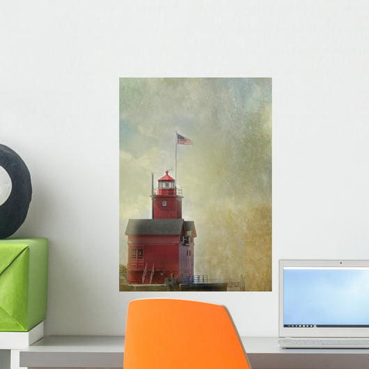 Historical Lighthouse Wall Decal