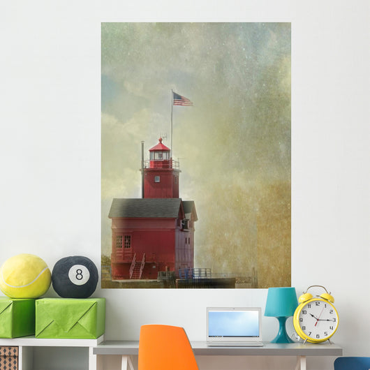 Historical Lighthouse Wall Decal