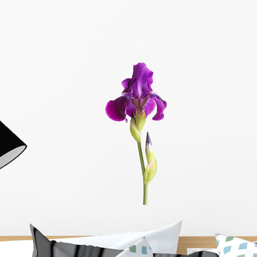 Stem with Deep Purple Wall Decal
