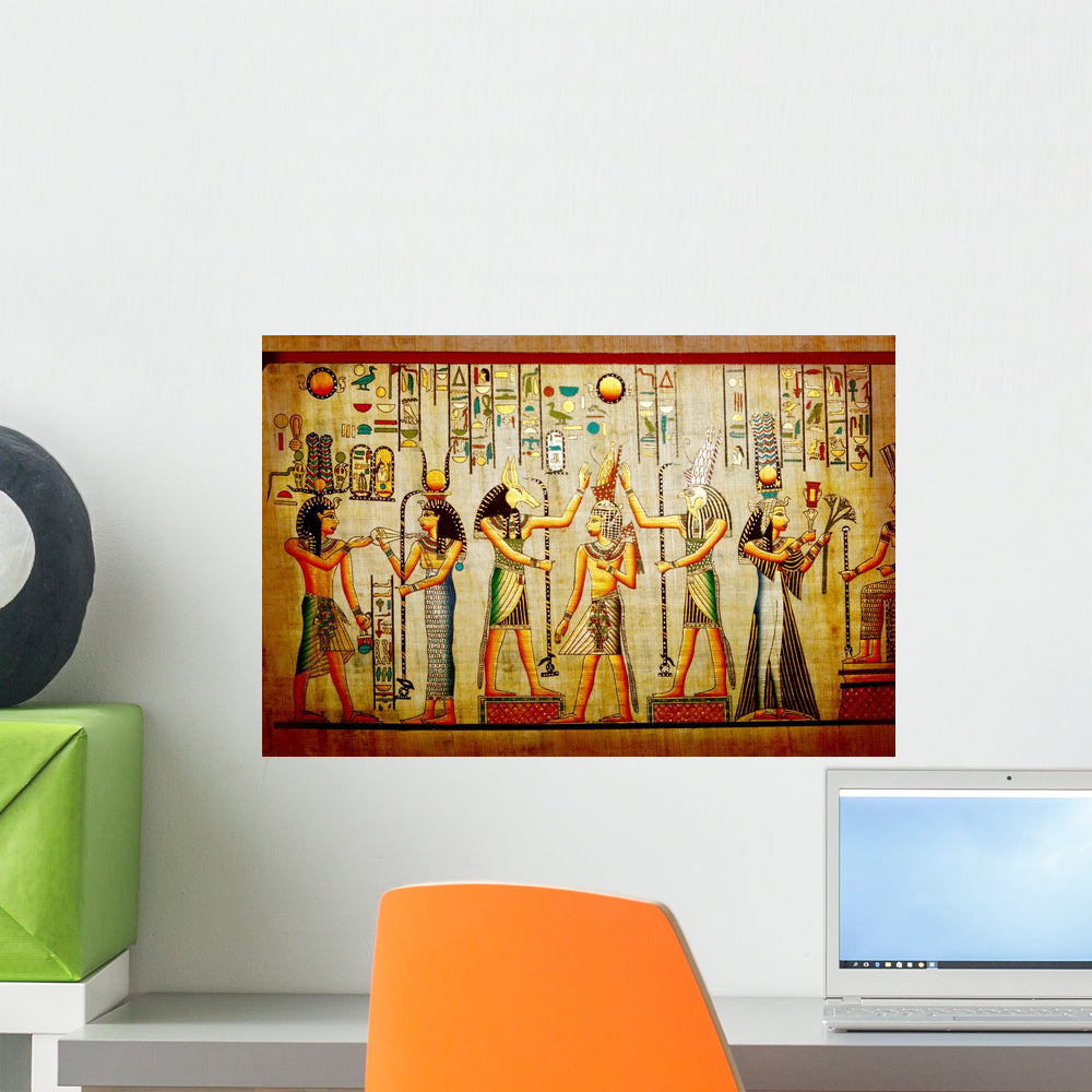 Old Egyptian Papyrus Wall Decal - WallMonkeys.com – Wallmonkeys