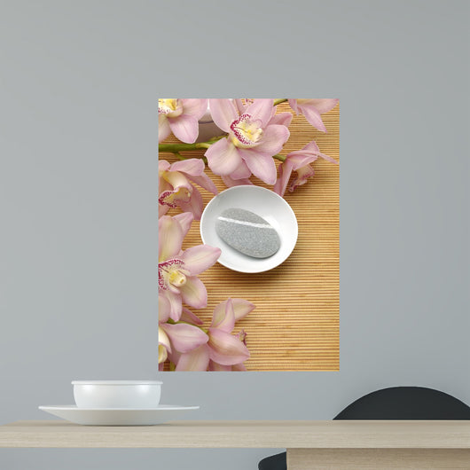 Bowl Zen Stone with Wall Decal