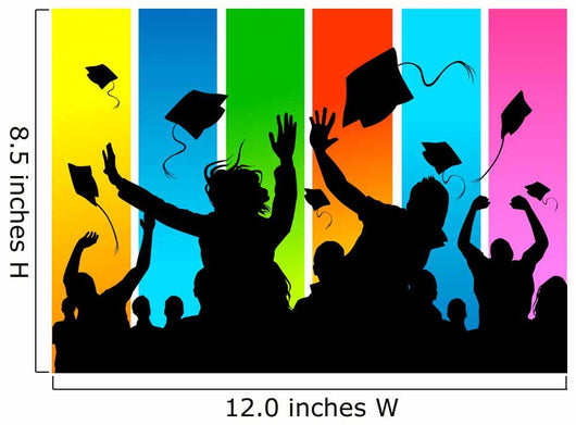 Happy Graduate Students Wall Decal