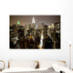 Manhattan Skyline Wall Decal Design 1