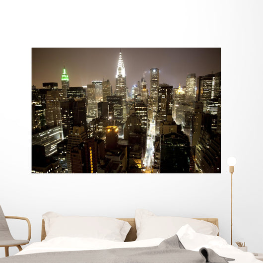 Manhattan Skyline Wall Decal Design 1
