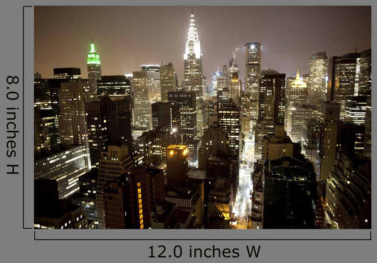 Manhattan Skyline Wall Decal Design 1