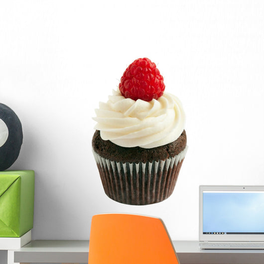Raspberry Chocolate Cupcake Wall Decal