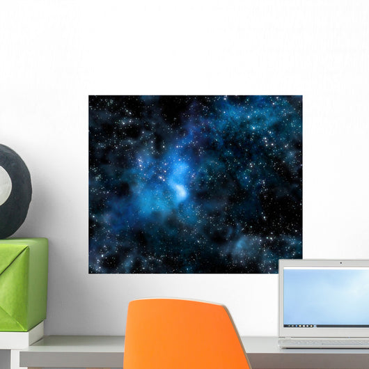Starry Deep Outer Space Wall Decal Design 1