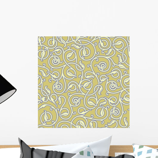 Seamless Ornamental Texture Wall Decal