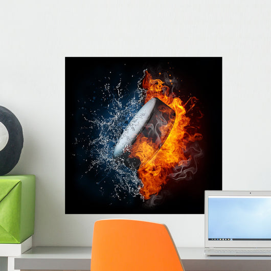Hockey Puck Wall Decal