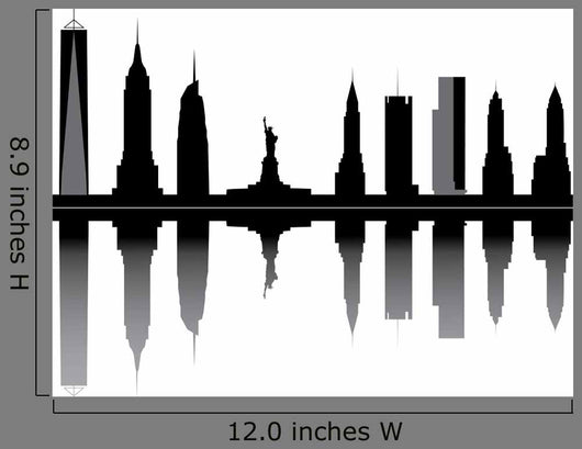 New York Skyline Wall Decal